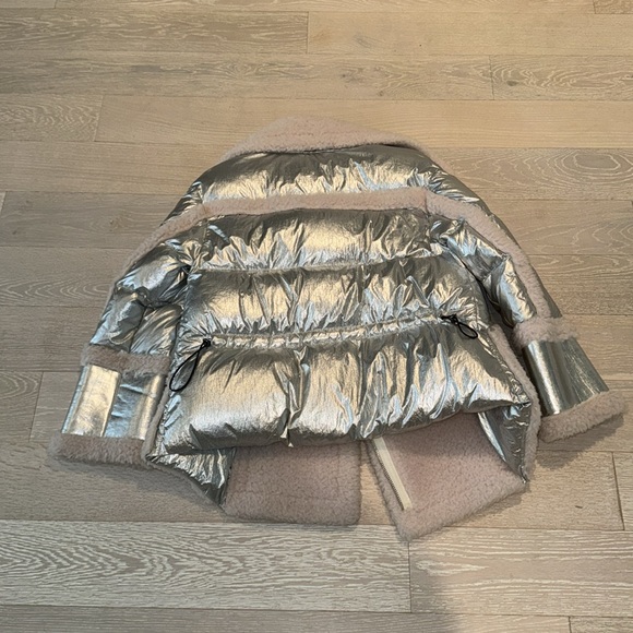 Fyne Jacket Silver With Pink Wool, Size XS - Picture 6 of 6